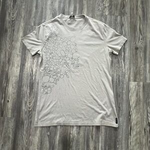 AJ Armani Jeans Beige Graphic Tee XL Slim Fit